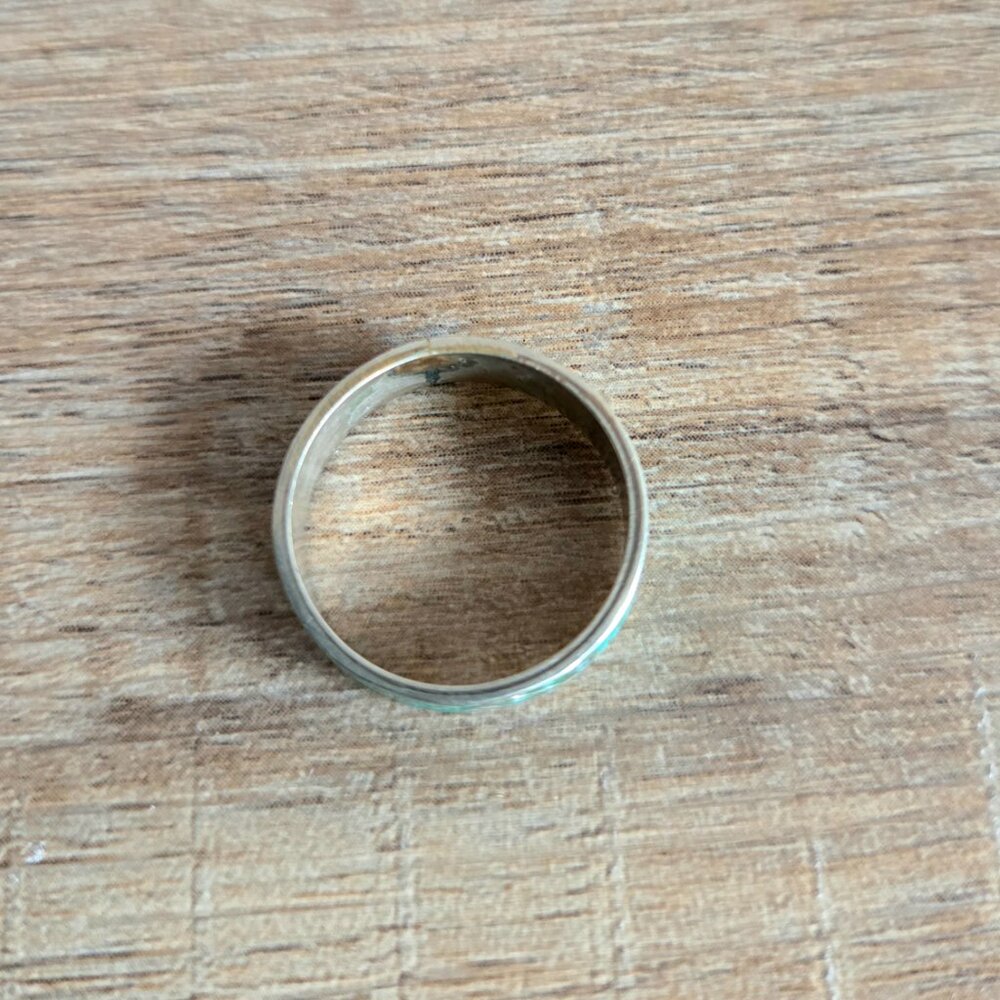 Green Alpaca ring. - Picture 4 of 4